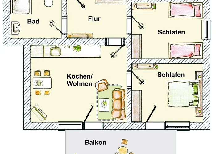 Brise Haus Seehof App 131 Apartment Heringsdorf (Usedom)